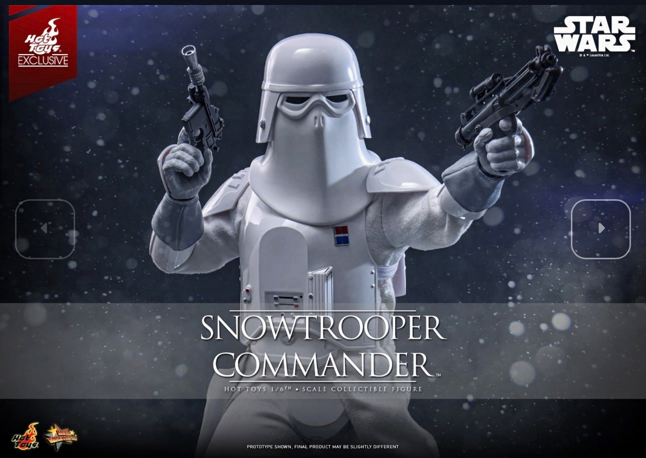 Hot Toys Star Wars Snowtrooper Commander 1/6 personaggio MMS835