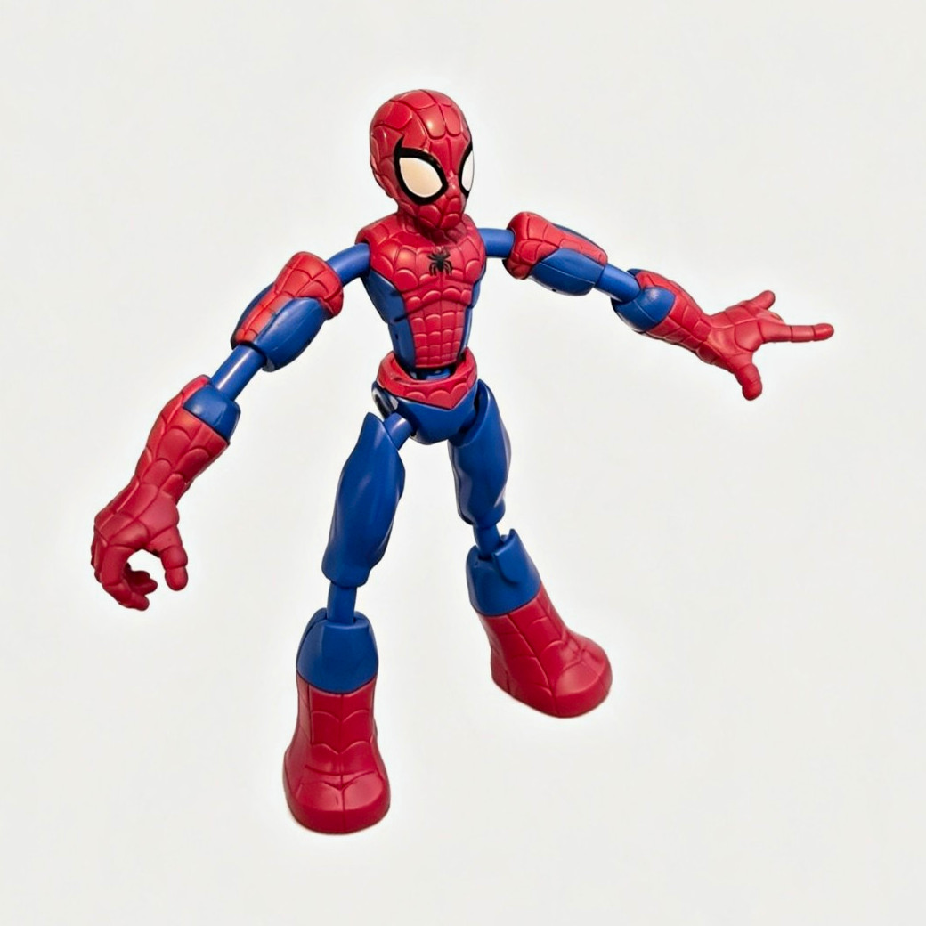 Hasbro Marvel Modellino Spider-Man Bend and Flex 15 cm (6 pollici) pieghevole 