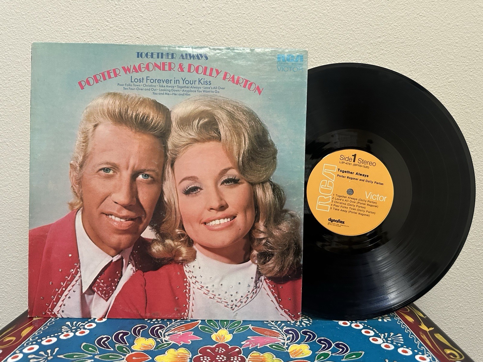 PORTER WAGONER & DOLLY PARTON Together Always RCA LP VG+ 1st Press 1972 LSP-4761