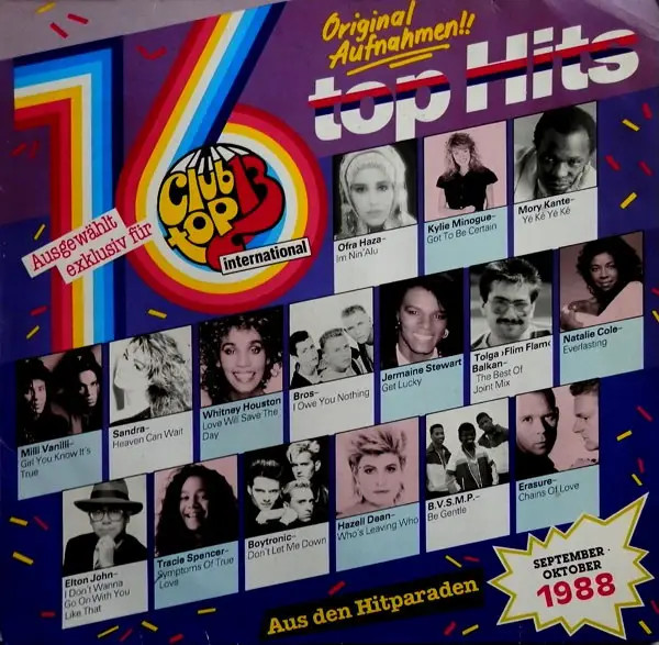 Club Top 13 International Settembre/Ottobre 1988 Vinile LP Near Mint 33 giri