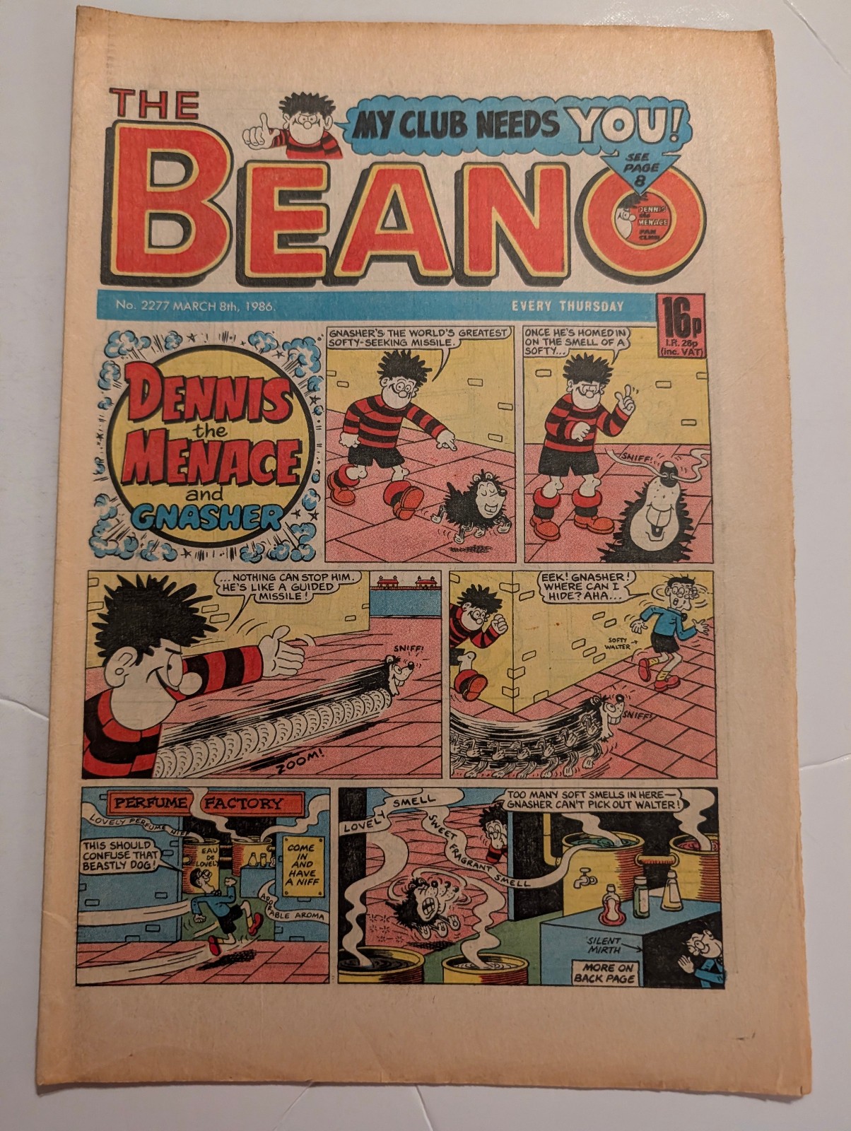 Beano Comic No 2277, March 8th 1986.