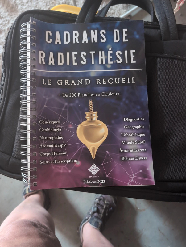 Livre  les cadrans de la radiesthesie
