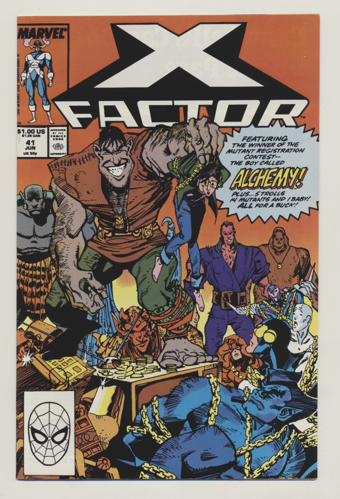 X-Factor # 41 giugno 1989 Marvel Comics VF 8.0