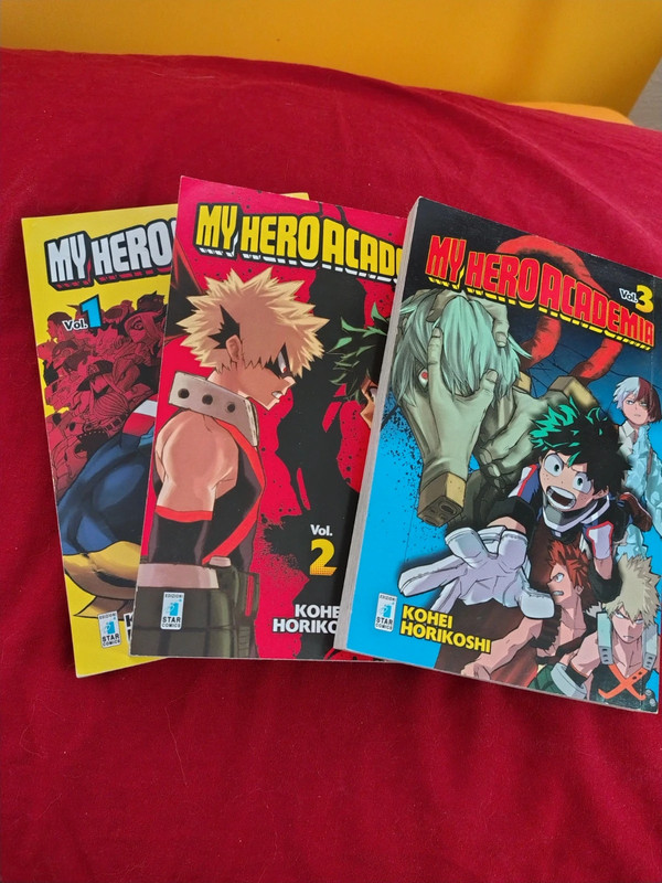 Volume 1-2-3 di My hero academia