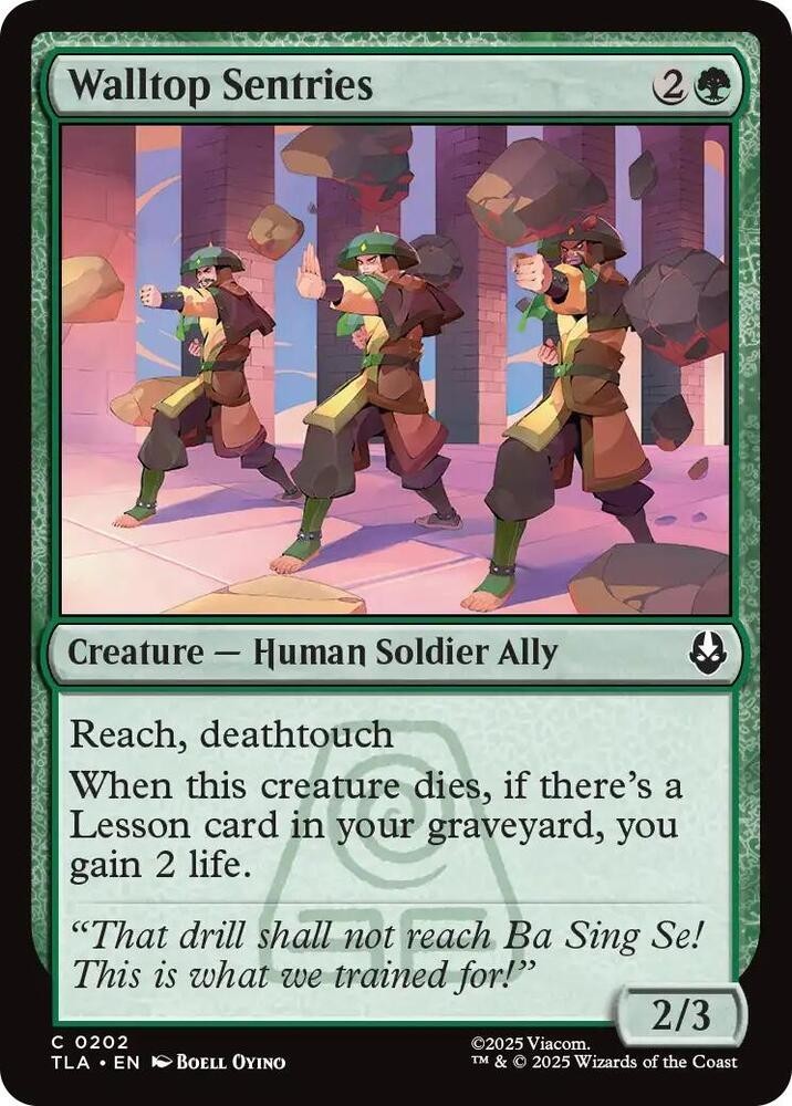 Walltop Sentries C Avatar: The Last Airbender MTG 202 NM