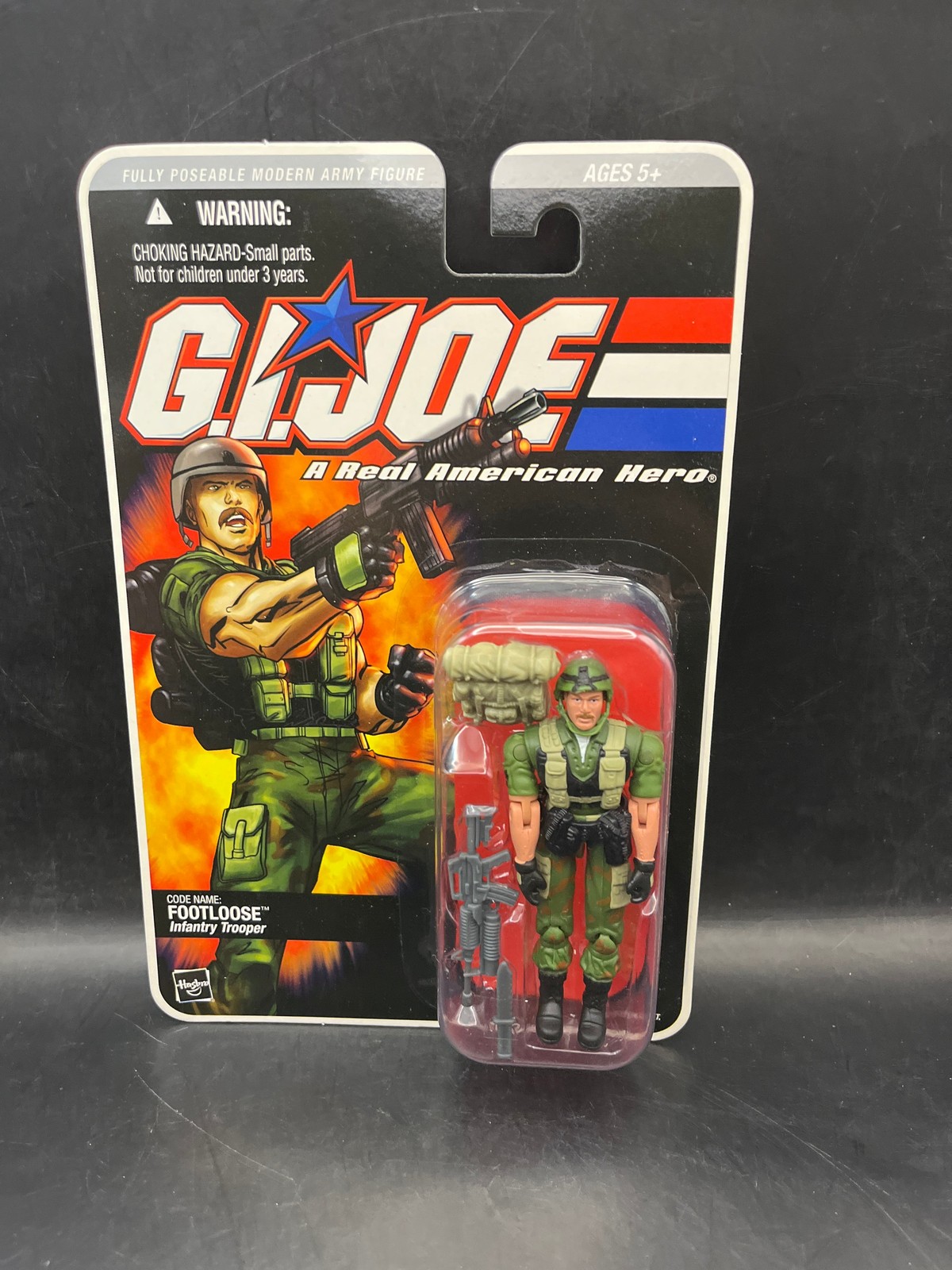 Soldatino di fanteria senza piedi GI Joe ARAH 2005