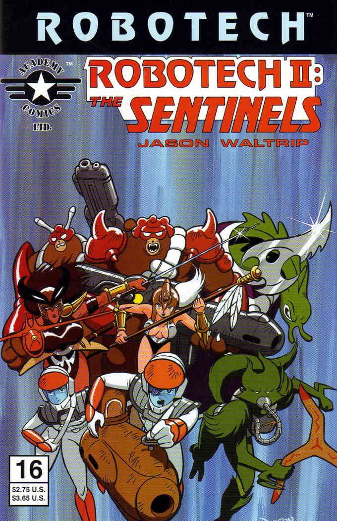 Robotech II: The Sentinels Book III #16 VF; Academy | con borsa + tavola