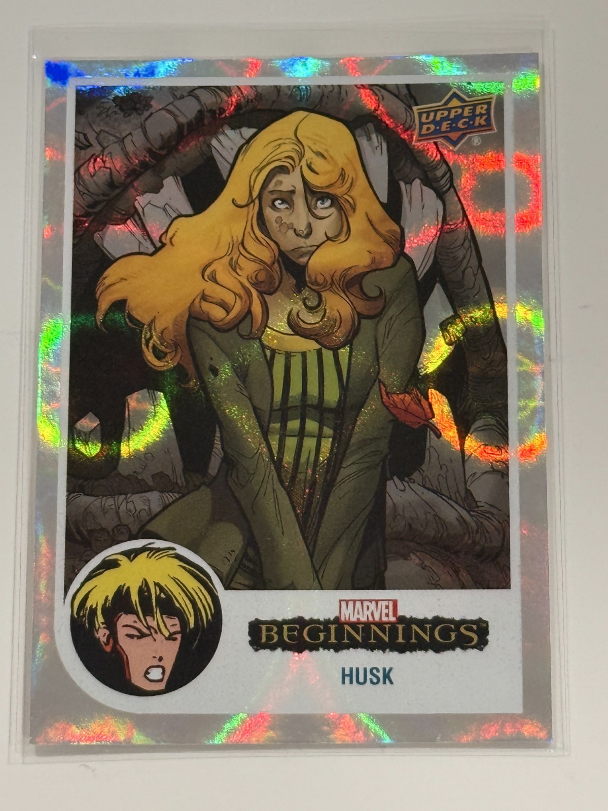 2022 Marvel Beginning ARCOBALENO BIANCO OLTRE #119 HUSK Obiettivo💥