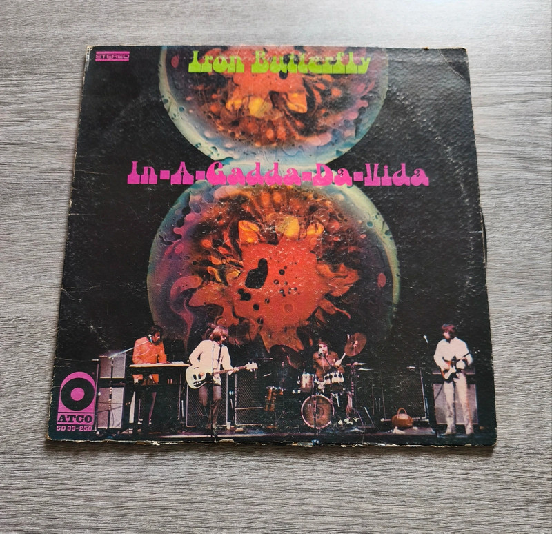 Iron Butterfly In-A-Gadda-Da-Vida LP Vinyle ATCO Original