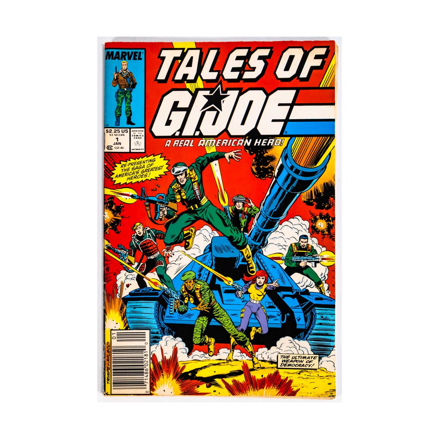 Marvel G.I. Joe Tales of G.I. Joe #1 (Ed Edicola) VG+