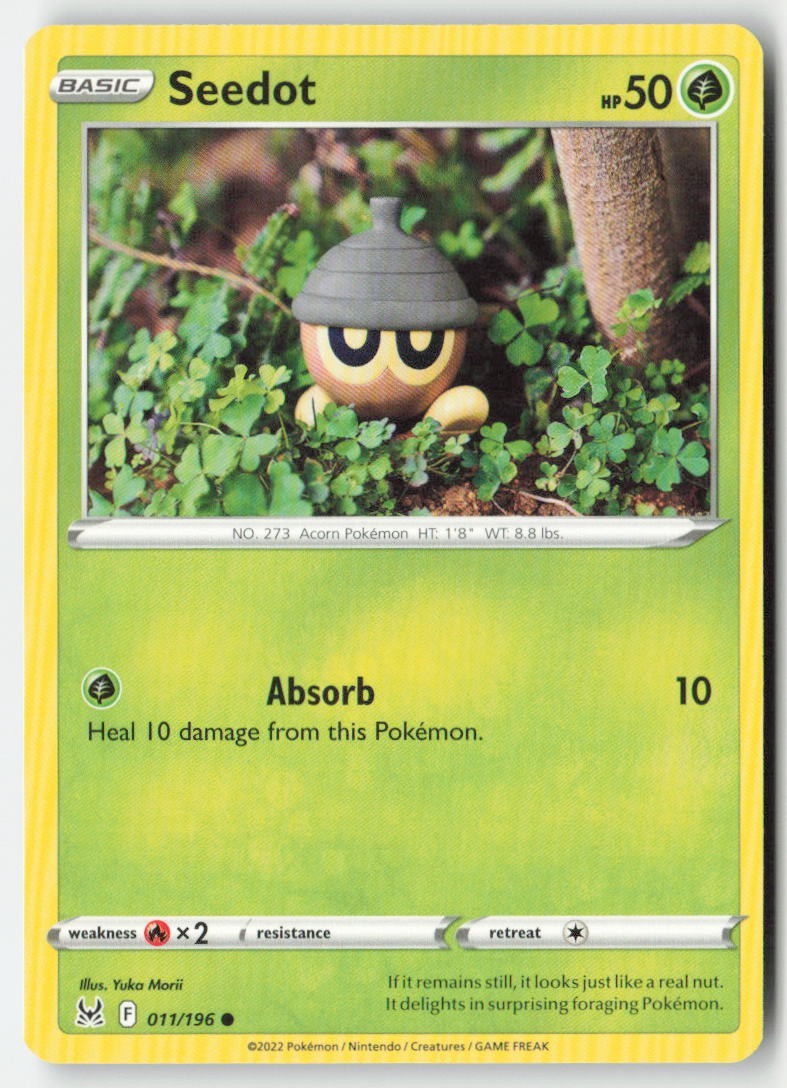 Pokemon - Seedot #011/196 Regular - Lost Origin