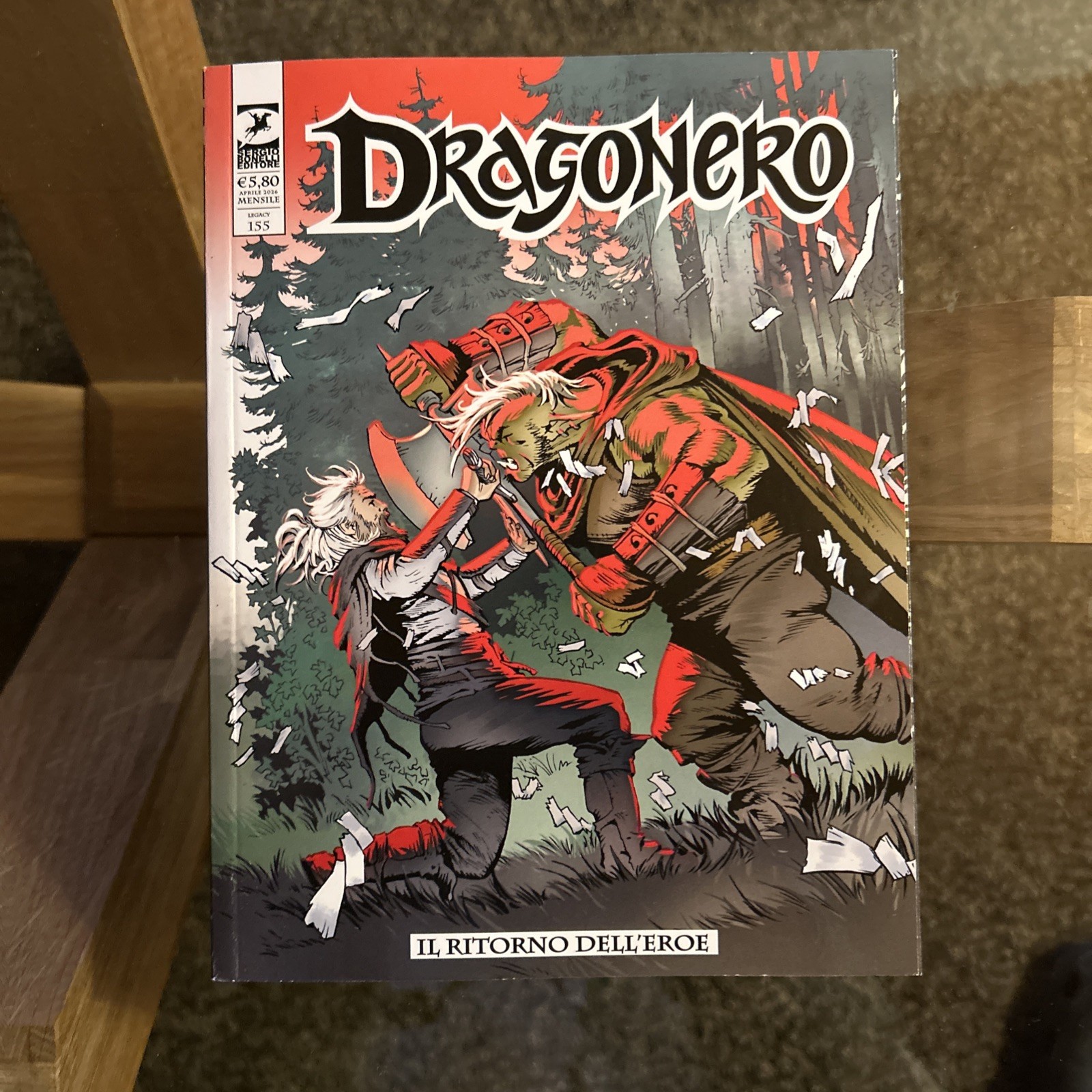 Dragonero n. 155 - Il ritorno dell'eroe n. 5 - BONELLI