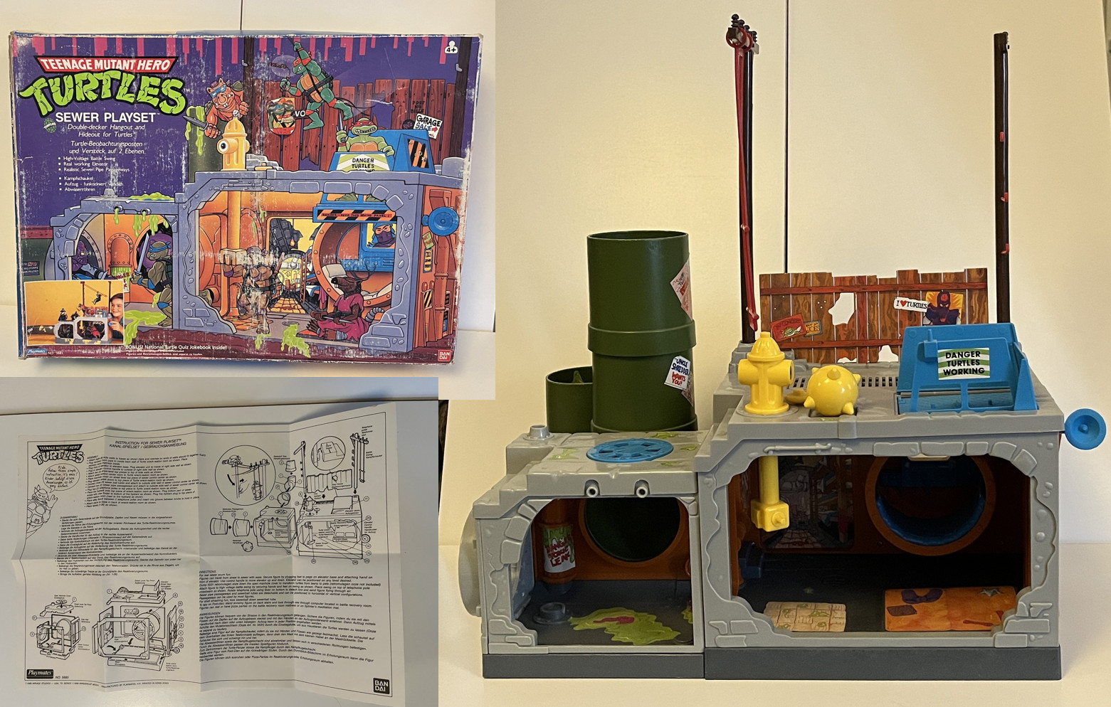 Playmates -TMNT / Turtles - Sewer Playset HERO risoluzione collezione