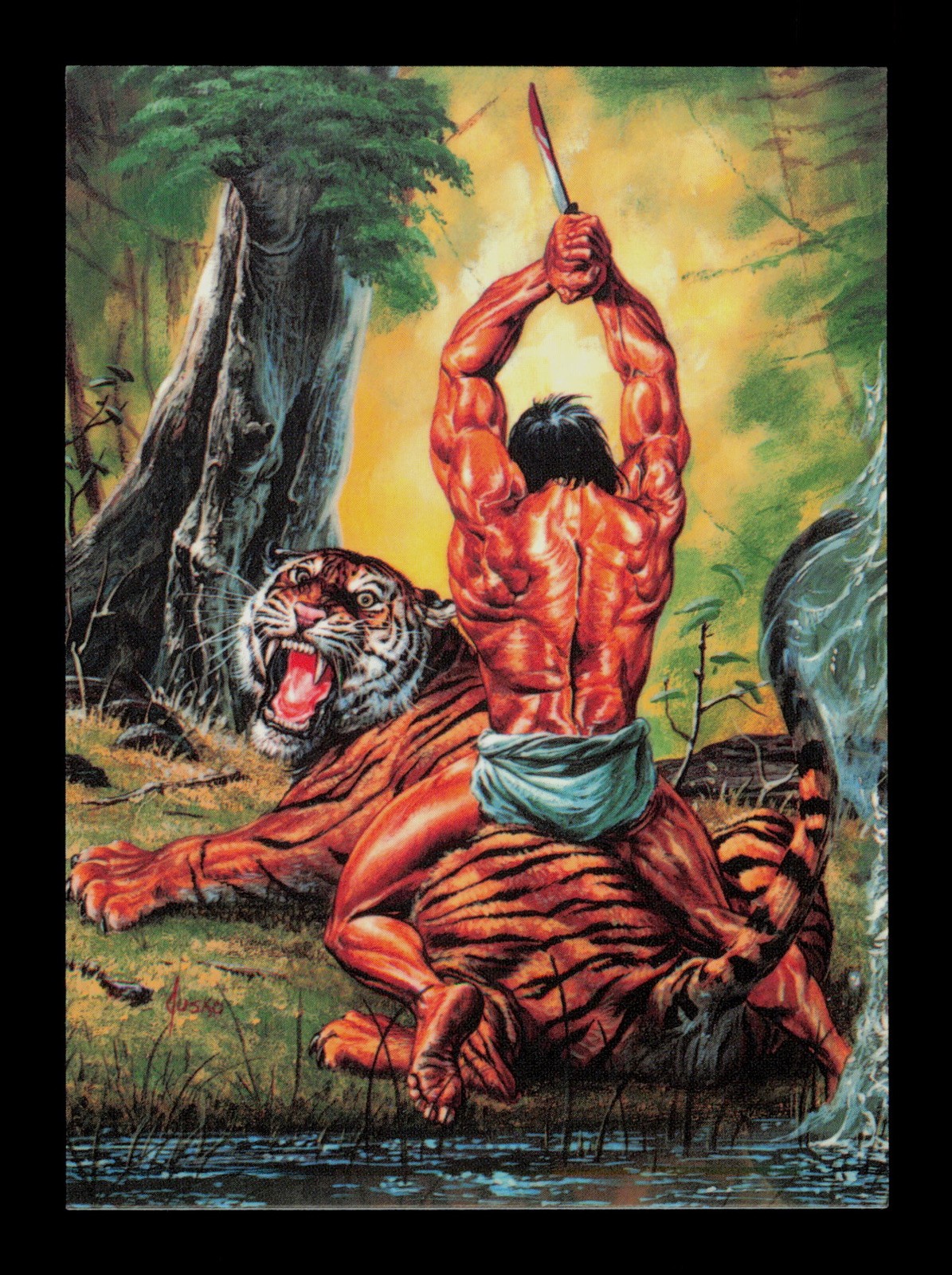Final Thrust The Return Of Tarzan Joe Jusko's FPG Trading Card TCG CCG