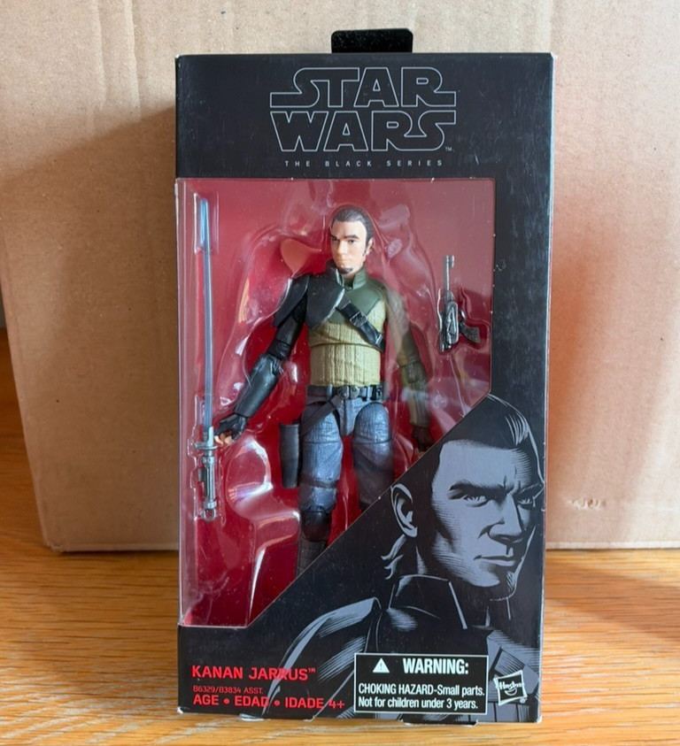 Star Wars The Black Series Rebels Kanan Jarrus 04 6" pollici personaggio Hasbro raro