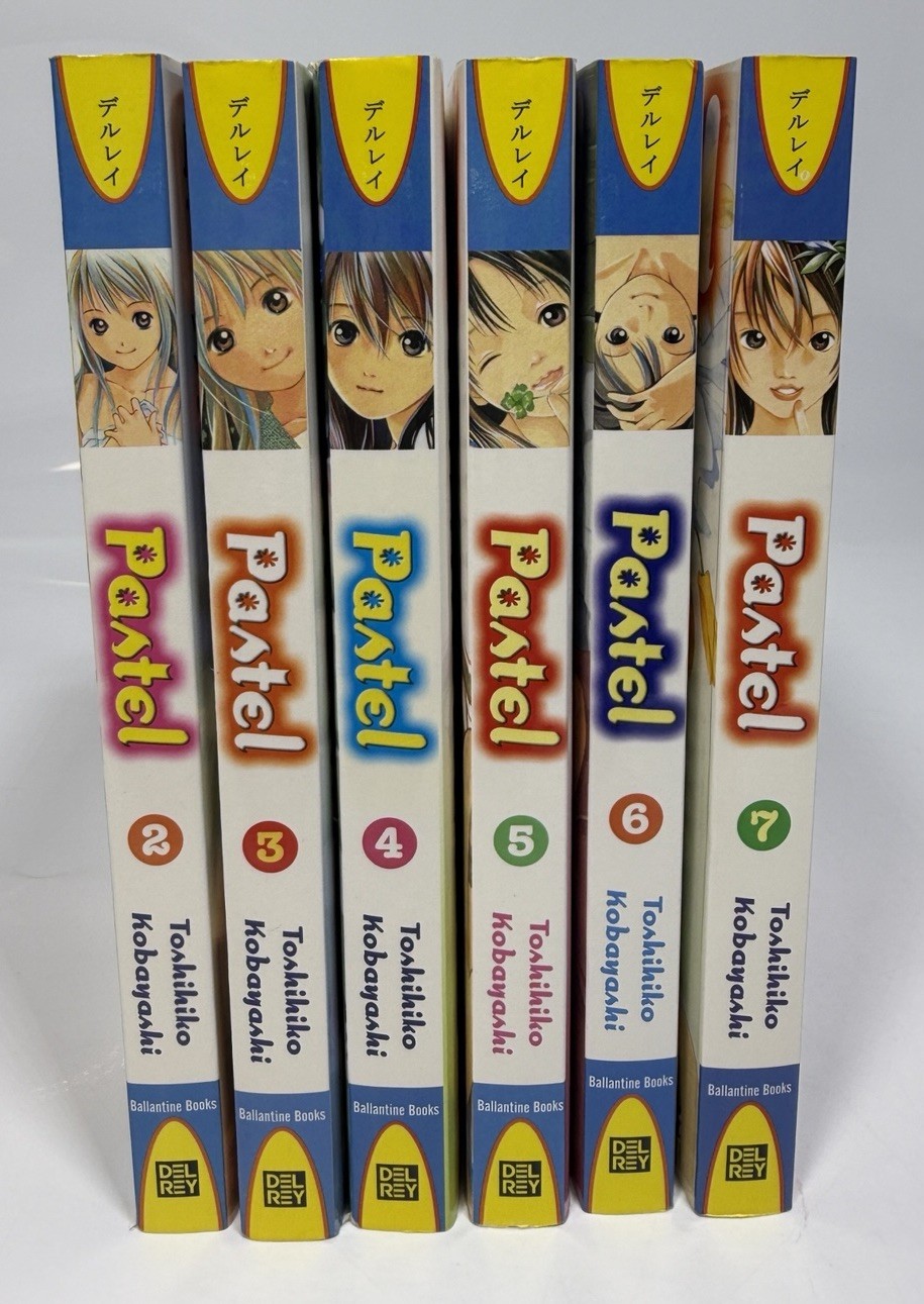Pastel 2-7 Manga Del Ray Toshihiko Kobayashi - 1° Edizione Stampa - Ingiallimento