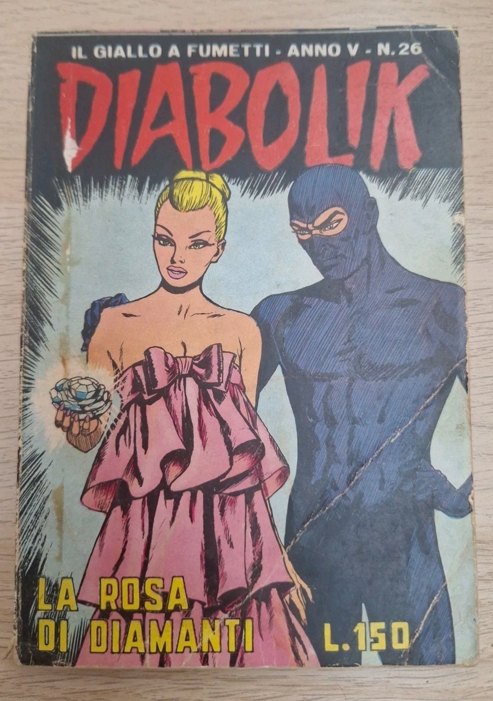 DIABOLIK ANNO V-5°, N. 26 ORIGINALE 1966