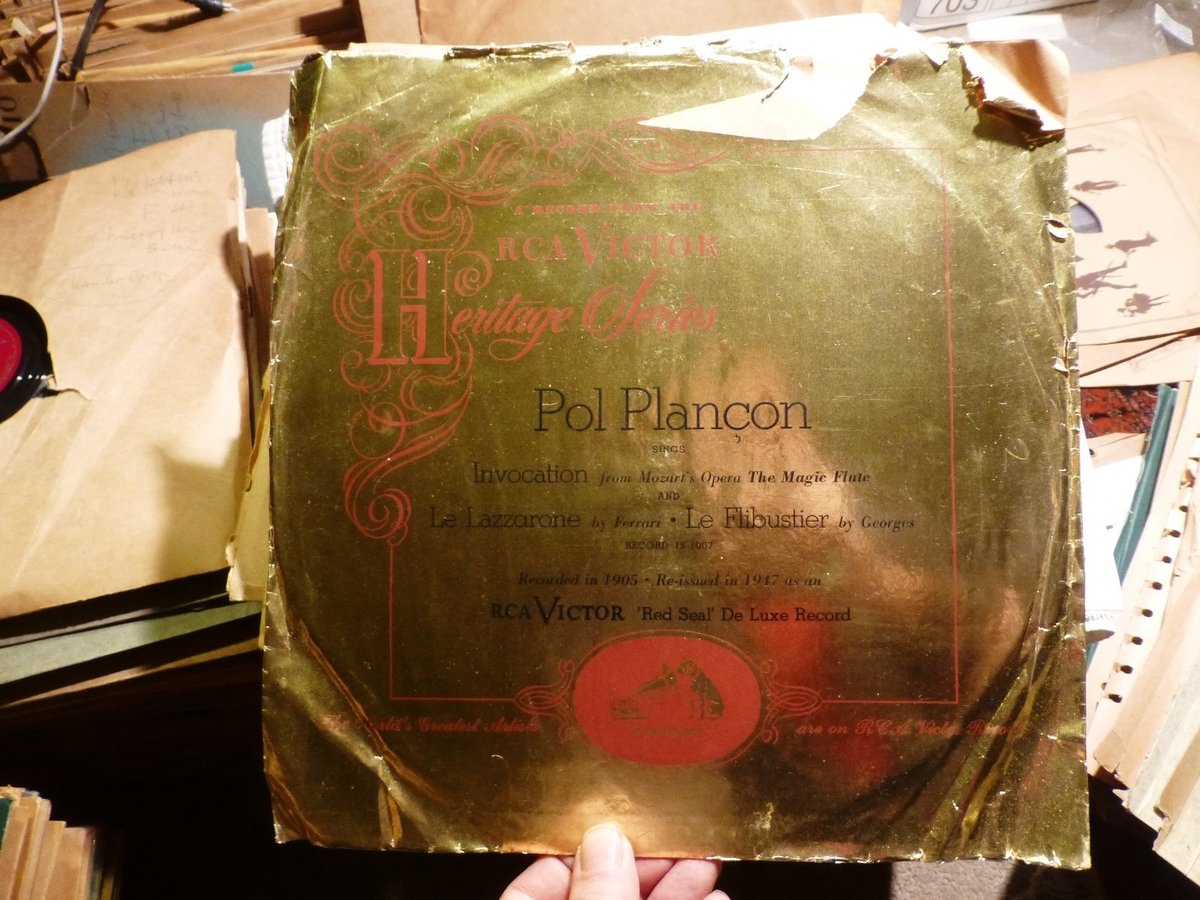 1905 POL PLANCON RCA HERITAGE SERIES Le Flibustier - Le Lazzarone/ Mozart VINYL