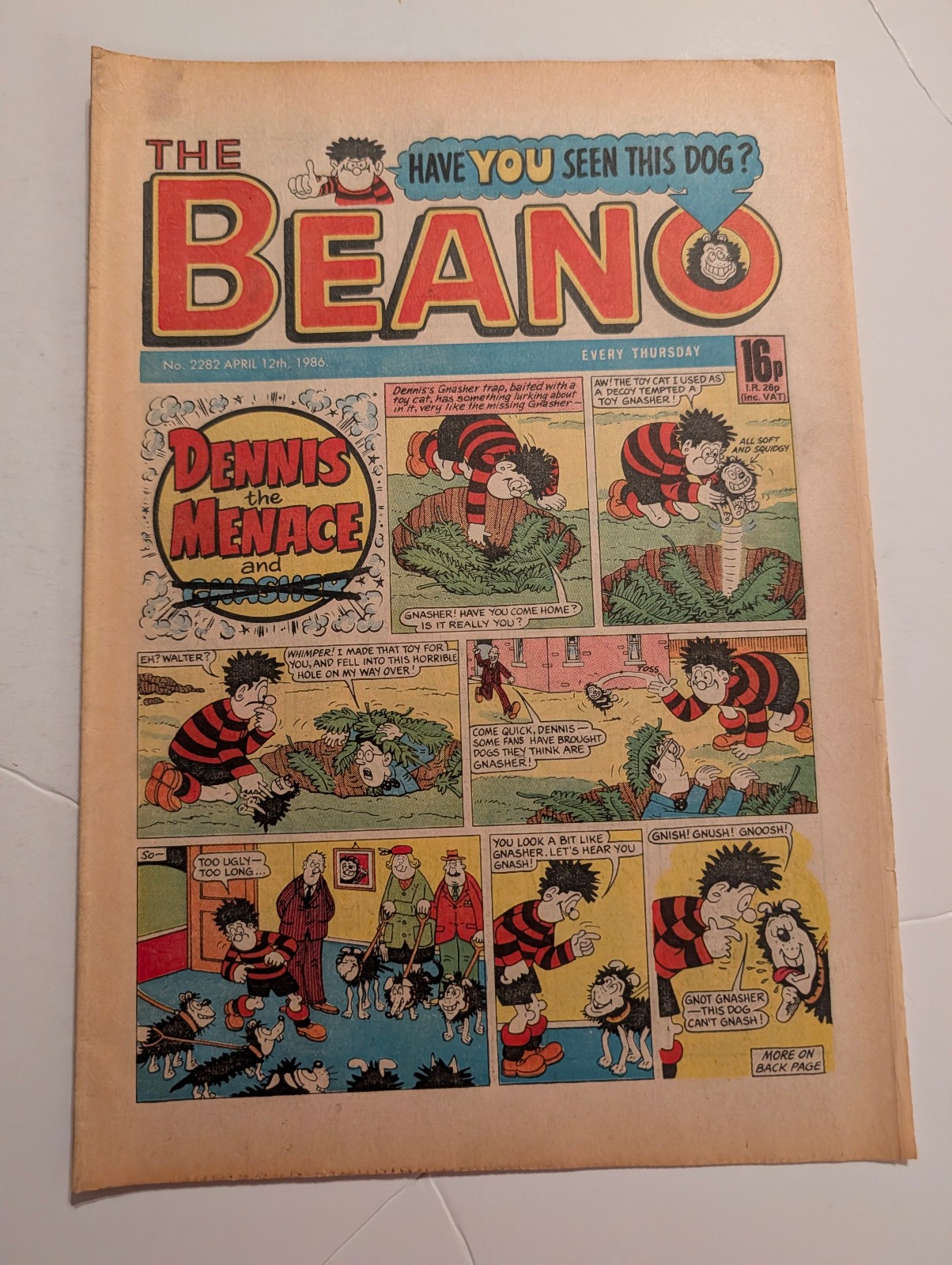 Beano Comic No 2282, April 12th 1986.