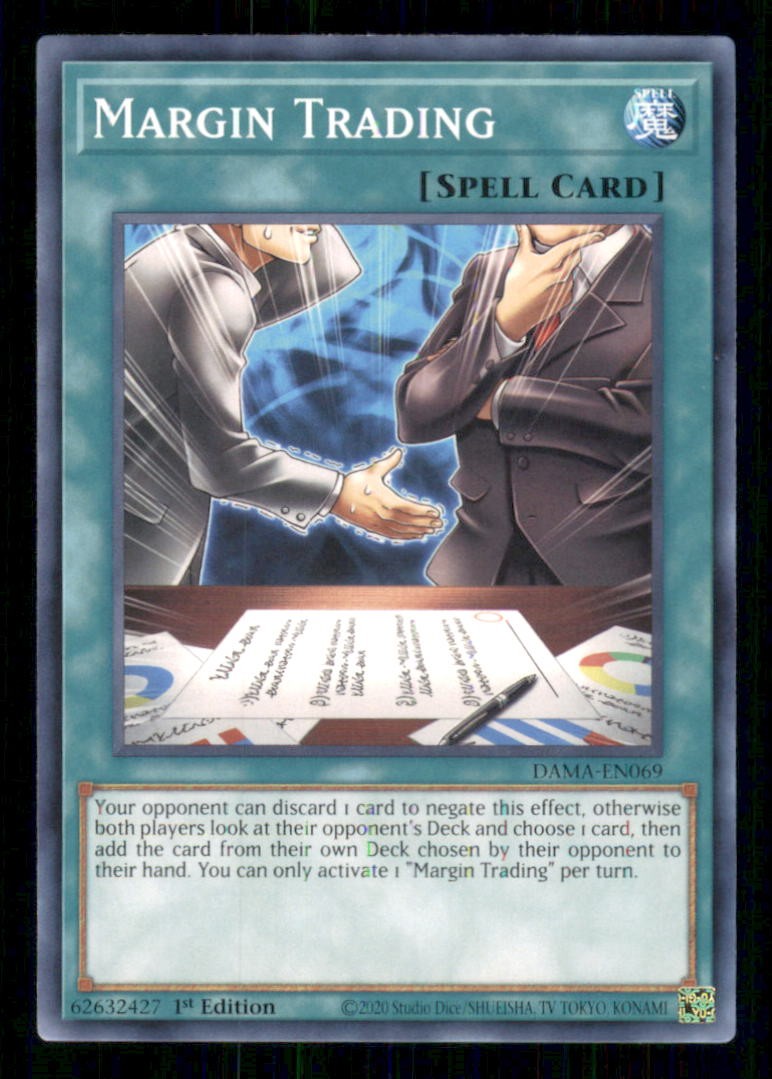 Margin Trading DAMA-EN069 Comune Alba di Maestà Yu-Gi-Oh 1° Edizione Near Mint
