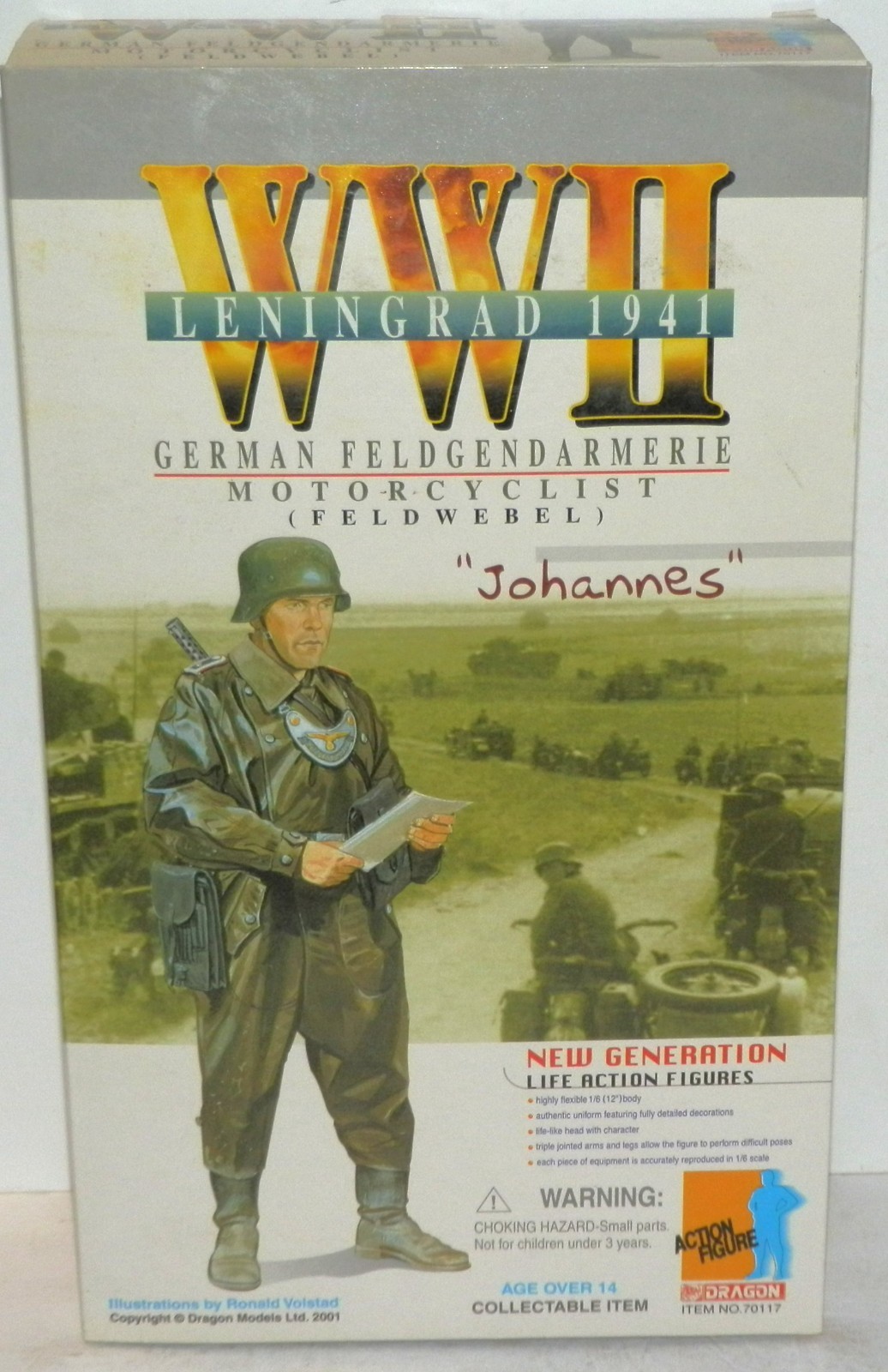 Dragon WWII Leningrad Based 1941 German Feldgendarmerie Motorcyclist "Johannes"