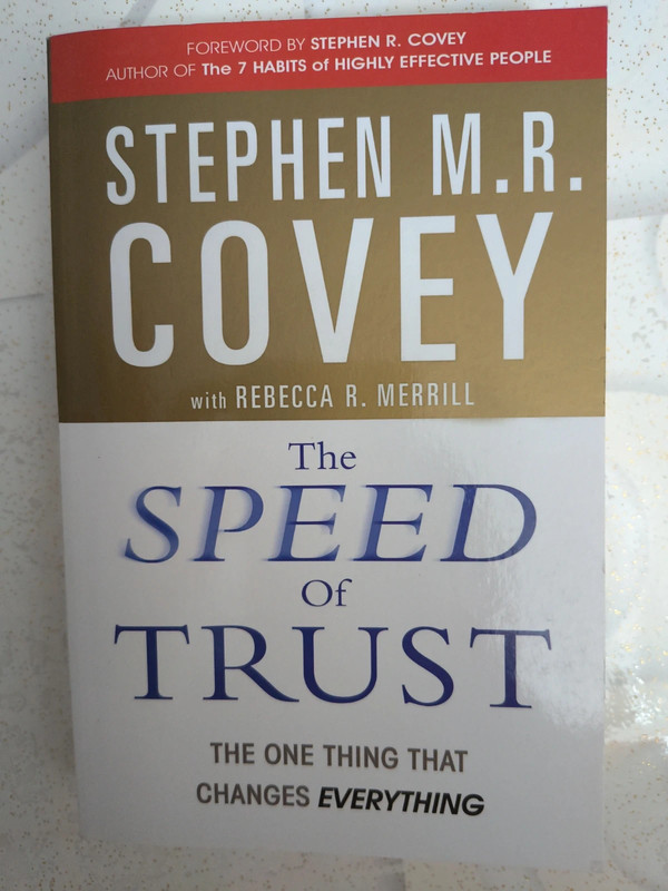 Gift Idea The Speed of Trust S. Covey