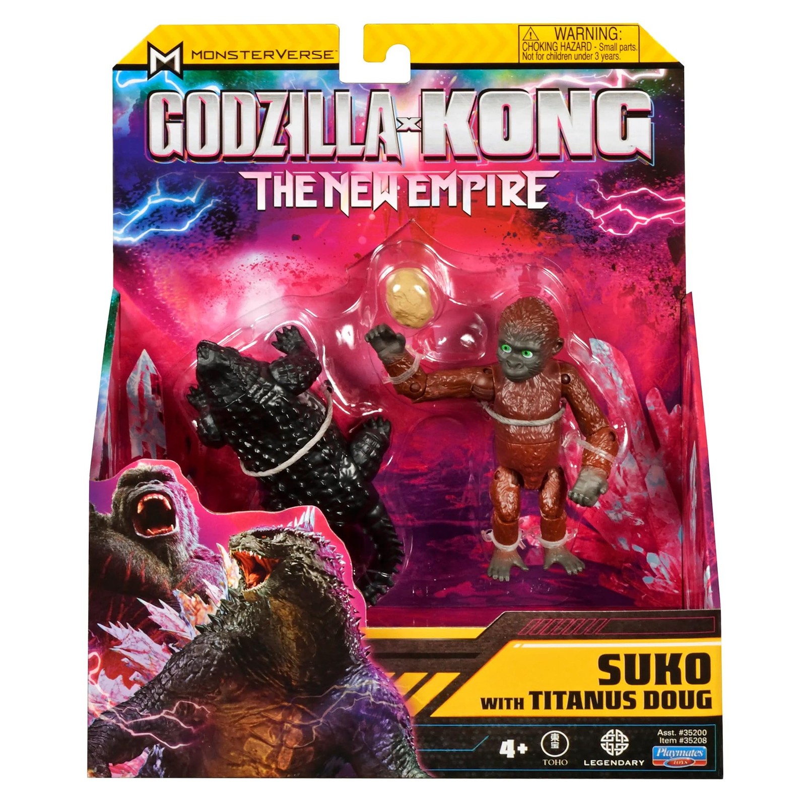 PlayMates GVK 6IN Movie 2 Monster Figura Base Suko con Cane WART