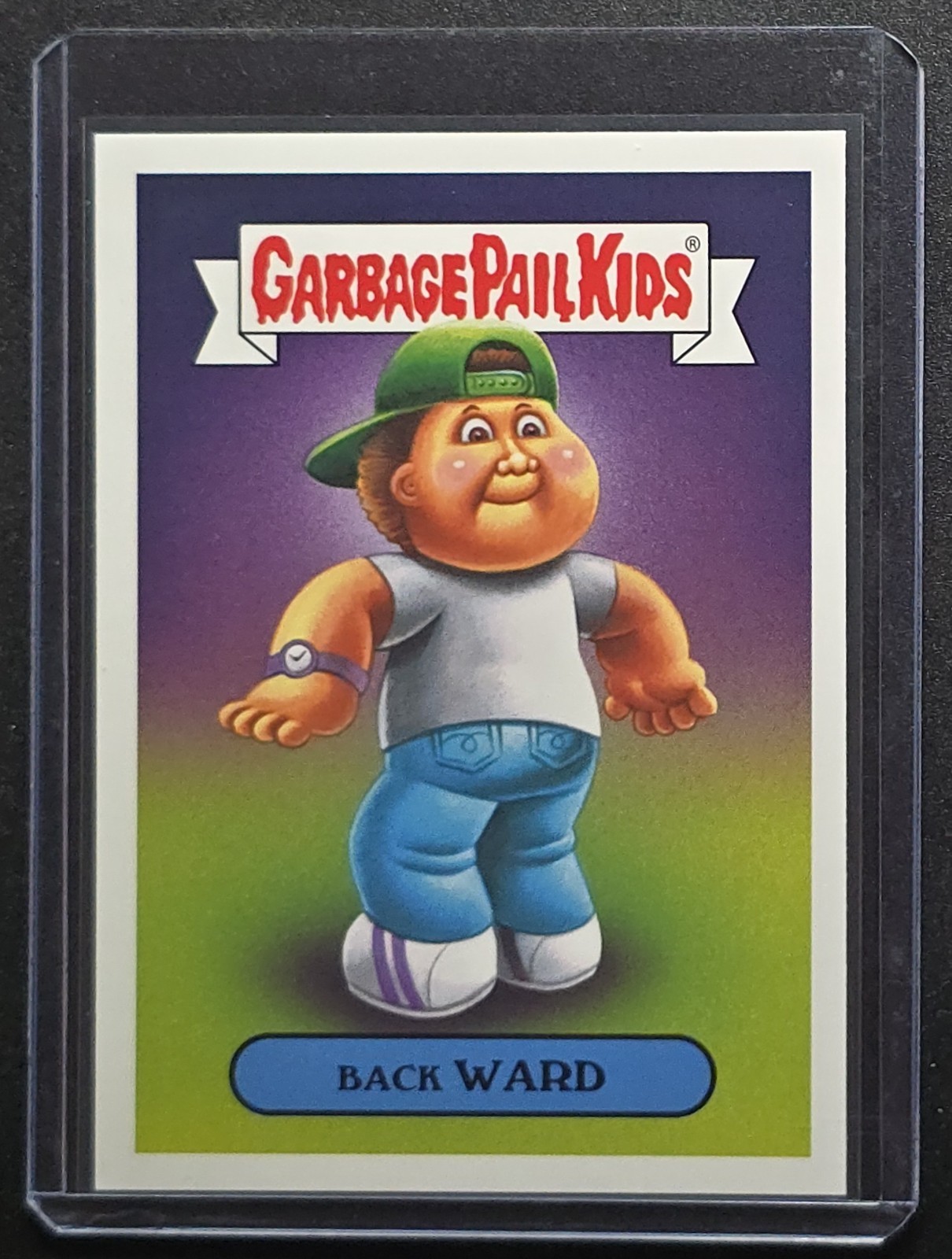 2019 Garbage Pail Kids 90s Fashion Back Ward 6a
