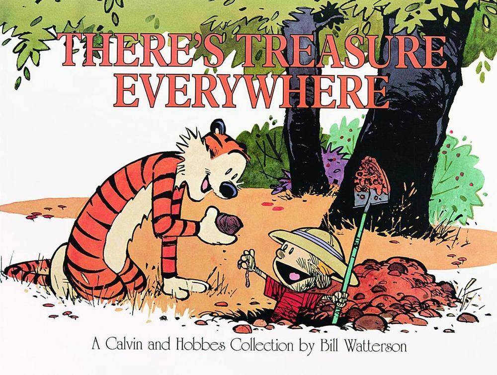 There's Treasure Everywhere: A Calvin and Hobbes Collection by Bill Watterson (E