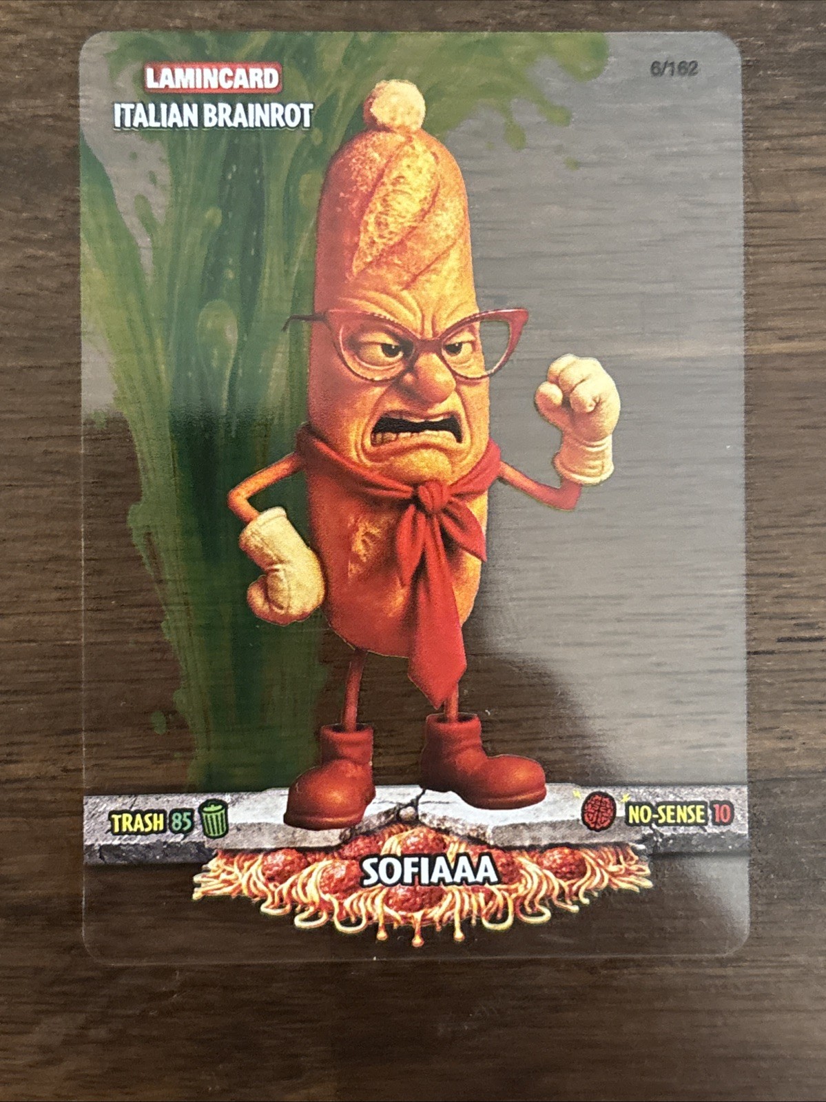 Lamincard Italian Brainrot Chaos 1° EDIZIONE Sofiaaa 6/162