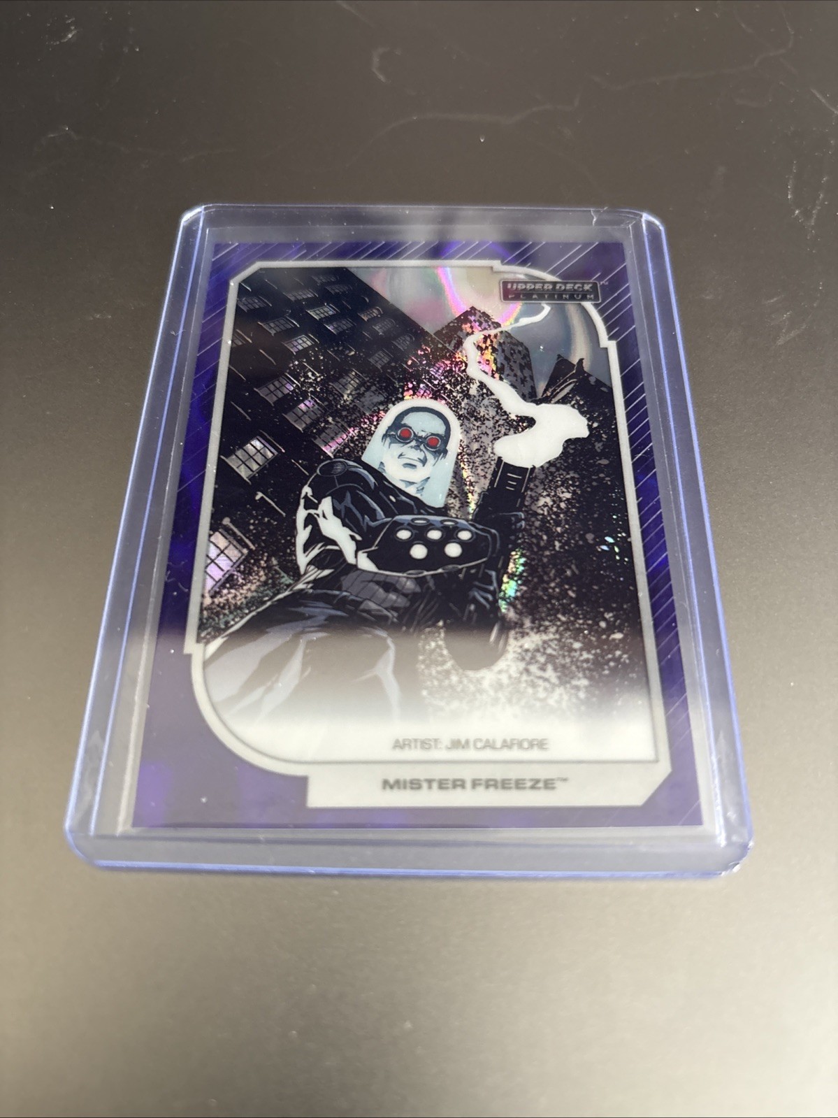 2026 Upper Deck DC Platinum Purple Lava Mister Freeze /249 #33