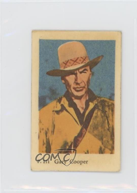 1958 Dutch Gum P Set Gary Cooper #P.111 0ji1