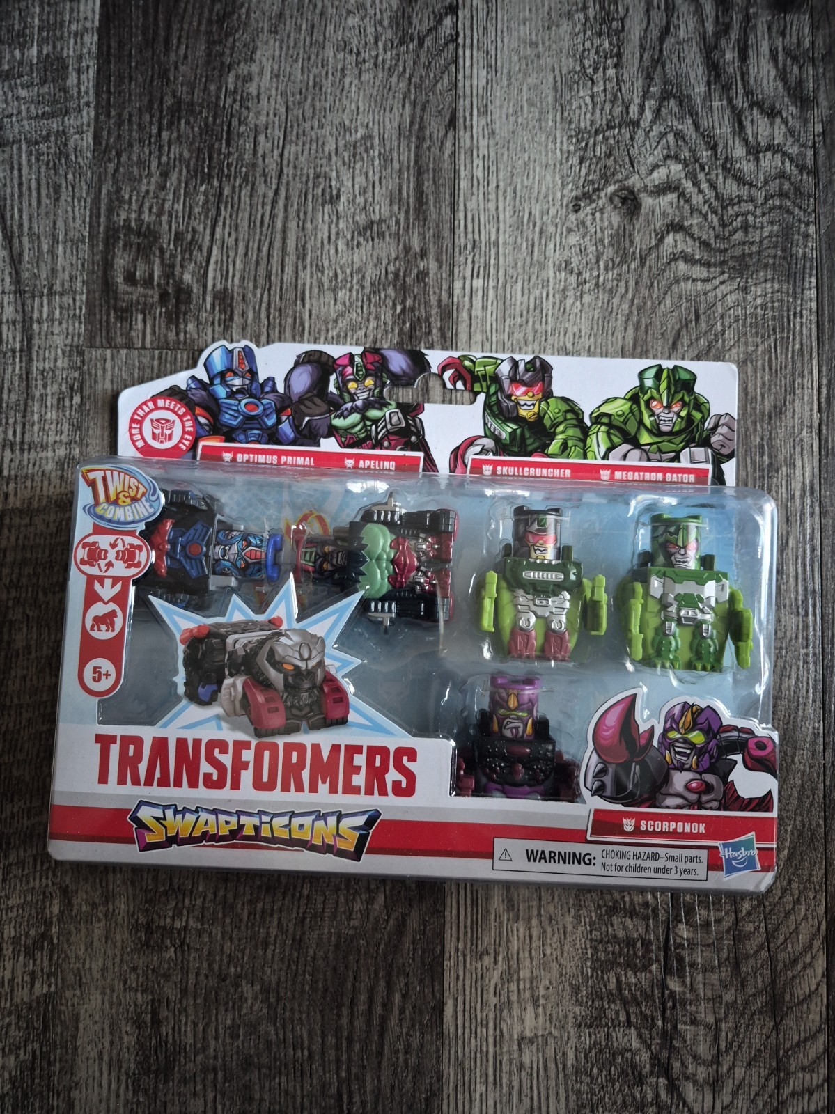 Transformers Swapticons Twist & Combine Apelinq, Skullcruncher, Scorponok