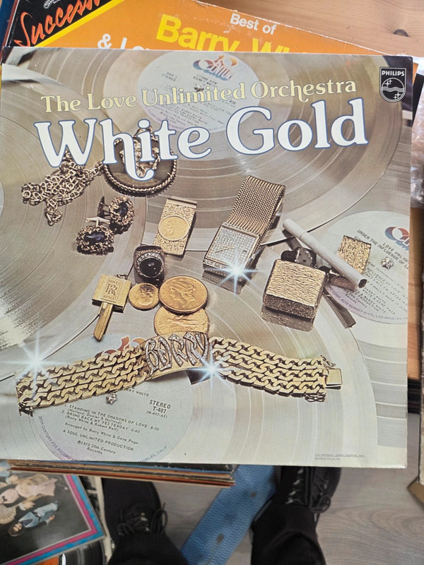 Love Unlimited Orchestra mit Barry White: White Gold, Philips- LP