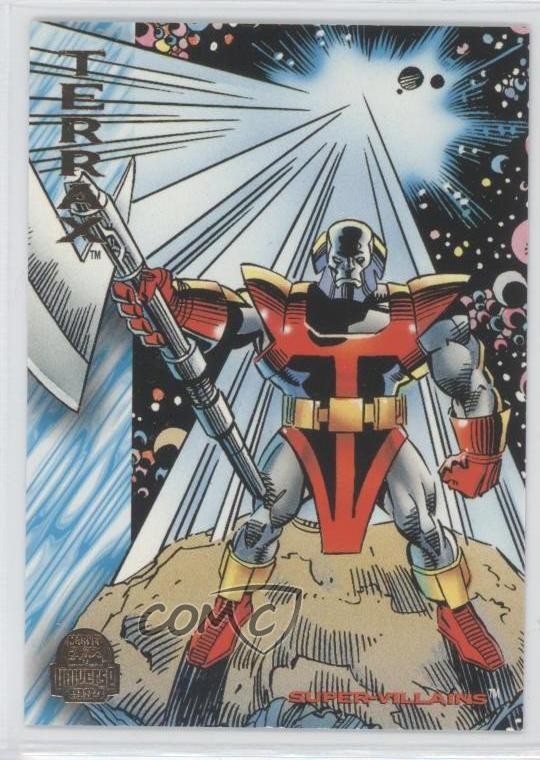 1994 Fleer Marvel Universe Serie V Super-Villains Terrax #156 1g9