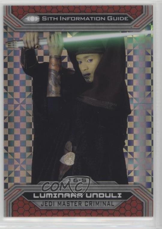 2015 Topps Star Wars Chrome Perspectives: Jedi vs Sith /99 Luminara Unduli z1r