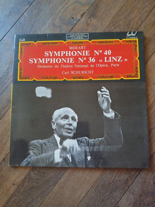 Vinyle mozart symphonie n40 n36 linz schuricht