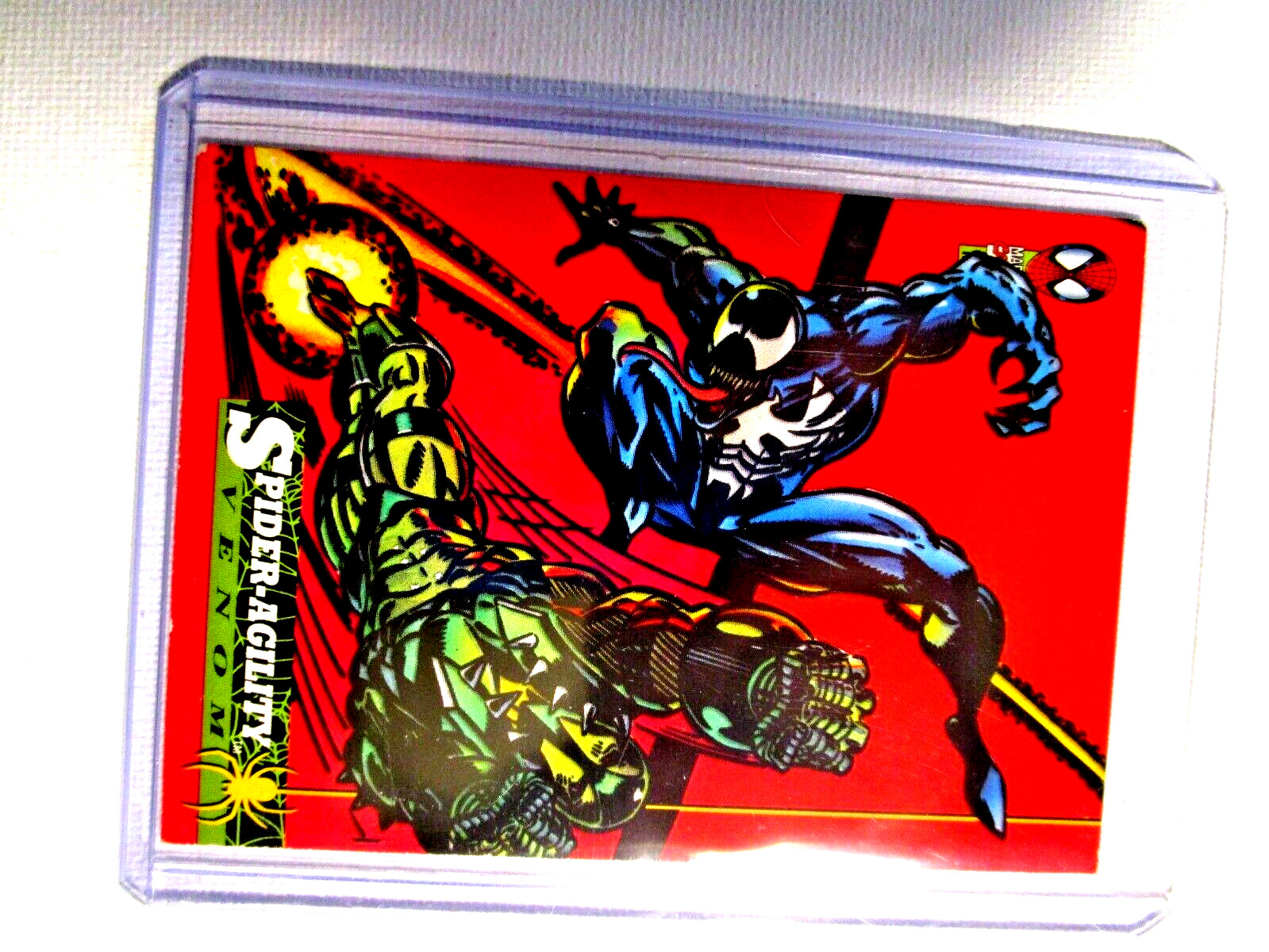 1994 Fleer Marvel Cards The Amazing Spider-Man Venom Spider-Agility 