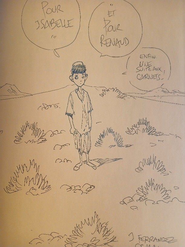 Carnets d'Orient 6.La guerre fantôme - dédicace Ferrandez