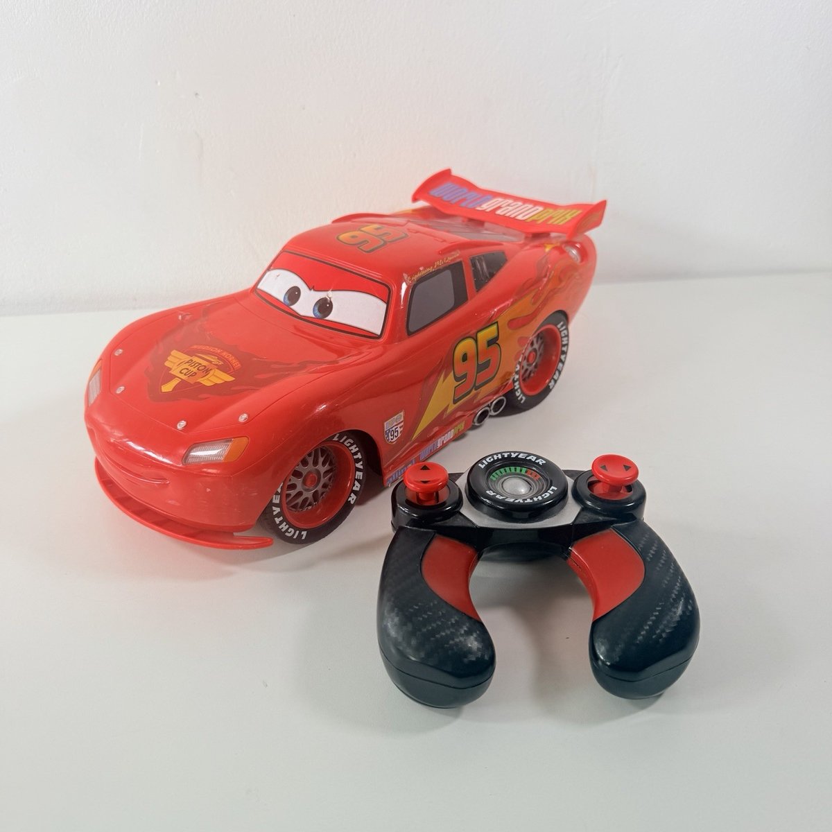 Lightening McQueen Telecomando Auto Disney Pixar Cars Testato Funzionante