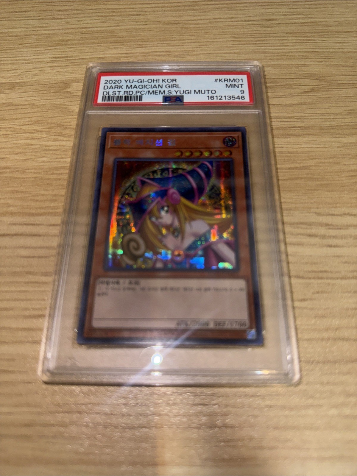 Yu-Gi-Oh 2005! Mago Oscuro Coreano Ragazza Forza del Mago PSA 9 come nuovo MFC-KR000