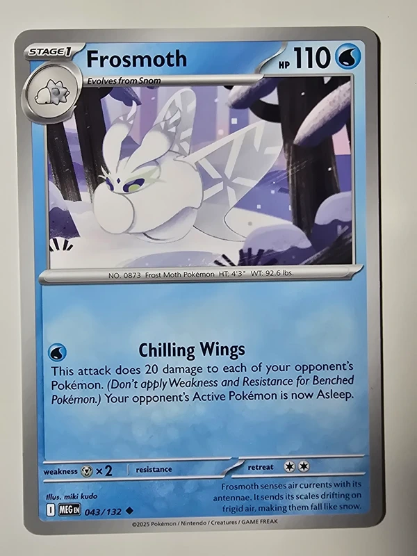 frosmoth (mega evolution 043/132) (trading card)