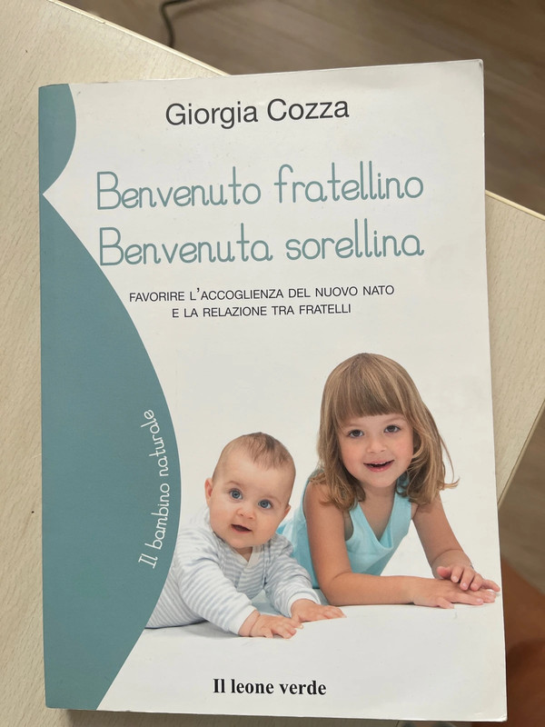 Benvenuto fratellino sorellina