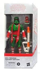 HASBRO Star Wars  Sith Trooper (Holiday Edition)Action Figure (6 Inch)  The Blac