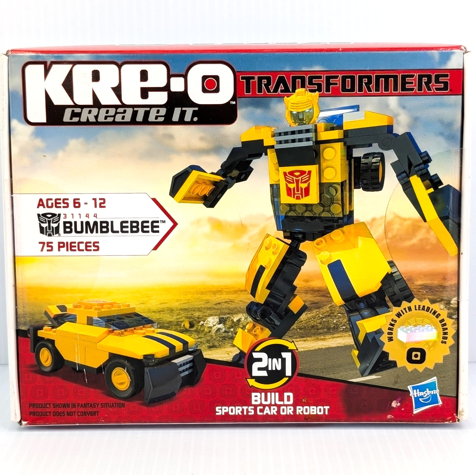 KRE-O Transformers #31144 BUMBLEBEE 75 Pezzi 2 in 1 Costruzione - NUOVO 2010