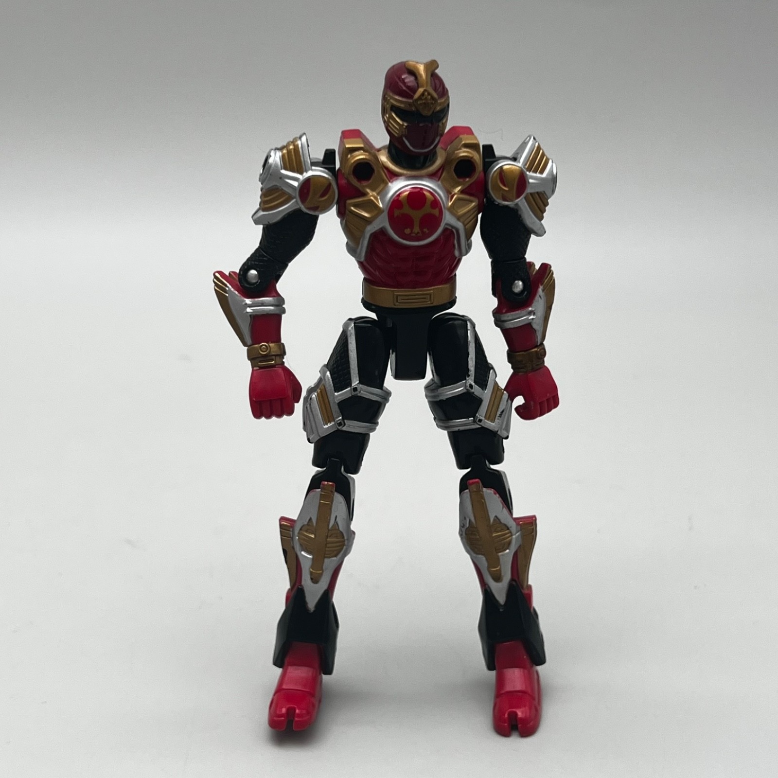 Bandai Power Rangers Ninja Storm Crimson Thunder Turbo Tri-Battlized 5" R12