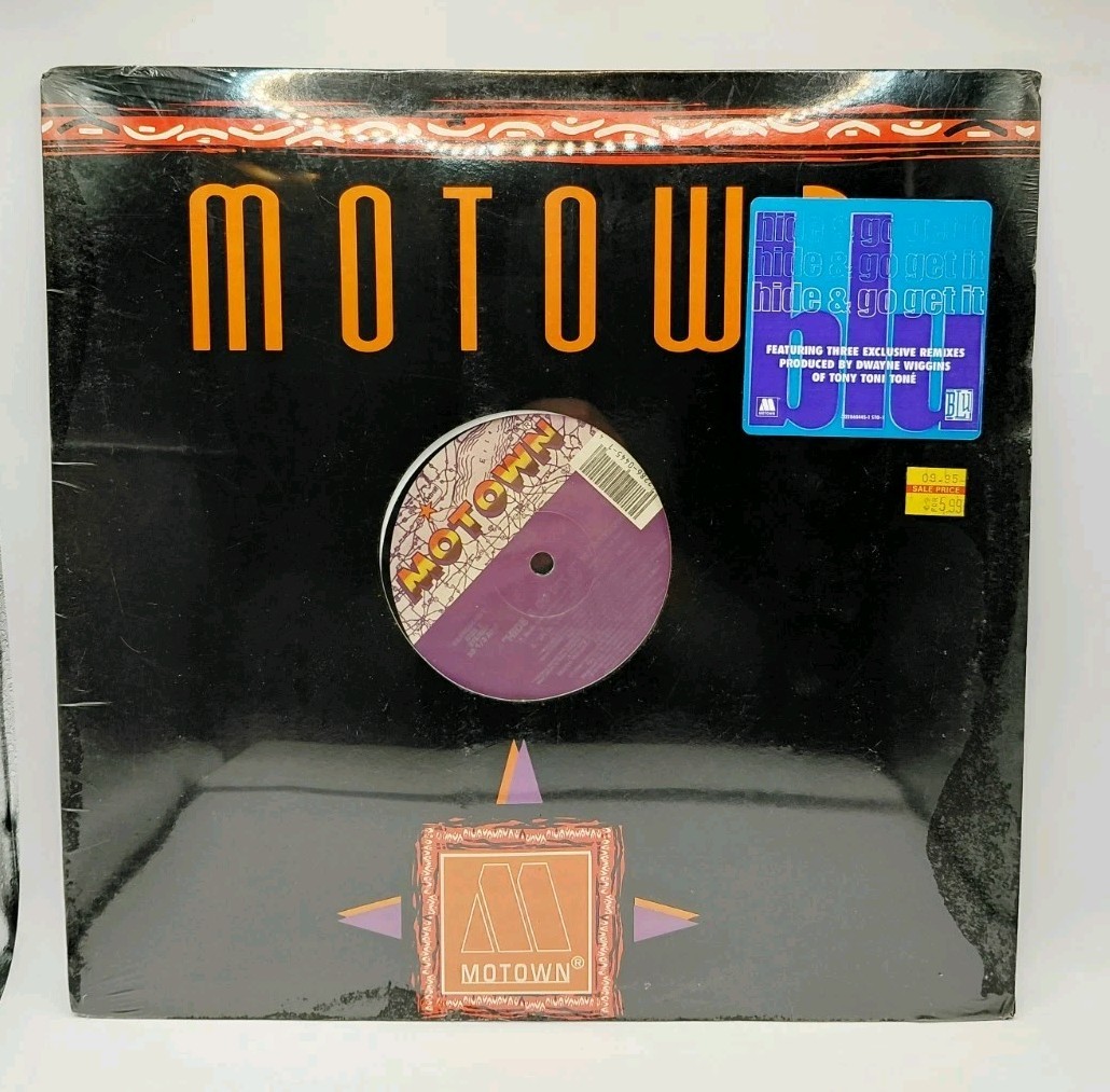 Blu "Hide & Go Get It" 12" Vinyl Record Maxi-single SEALED/NEW, (1995)