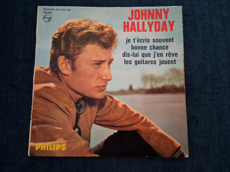 Johnny Hallyday je t’écris souvent 45t vinyl