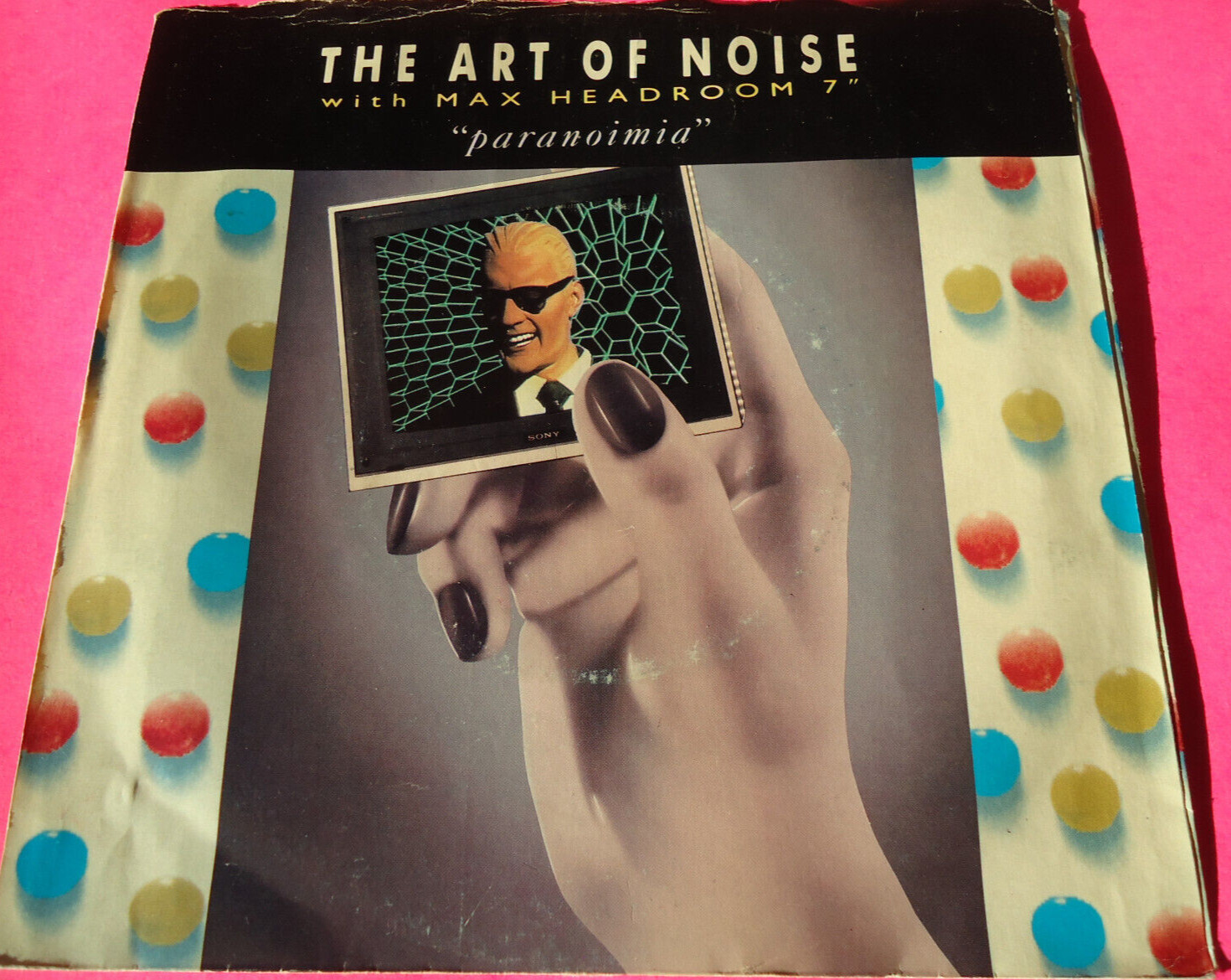 THE ART OF NOISE (With MAX  HEADROOM)~ Paranoimia ~ 45rpm Vinyl Record in Canada