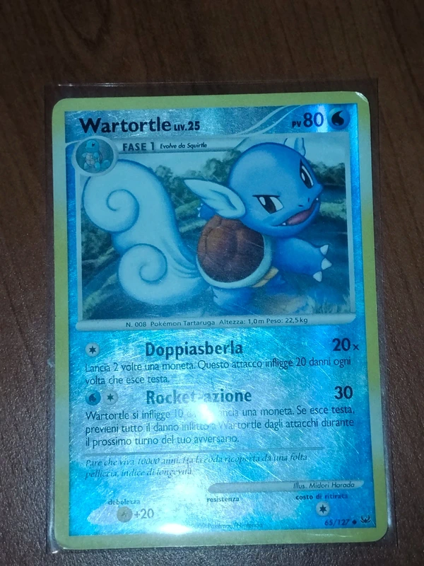 Carta wartortle reverse